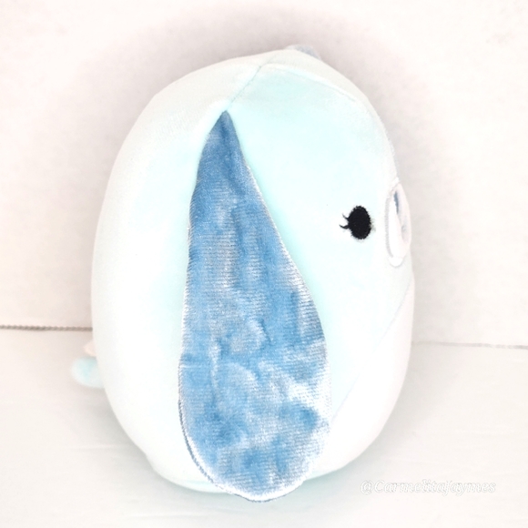 LINNEA 🐶 Teal Studded Velvet Dog Velvet Squad Original Squishmallow ☆》NWT《☆ - Picture 6 of 9